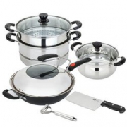 maxcook 美厨MCTZ253  锅具套装   99元（199-100）