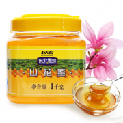 北大荒 东北黑蜂 山花蜜 百花纯蜂蜜 1000g