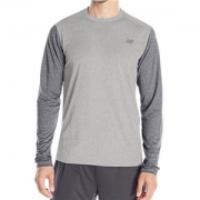 new balance Heather Tech 男子长袖T恤