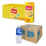 【京东超市】宝矿力水特500ml*24瓶 整箱搭档统一 鲜橙多 250ml*24盒/箱 整箱装 橙汁饮料