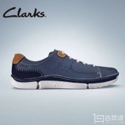 限8码，Clarks 其乐 Trikeyon Mix 男士三瓣底真皮休闲鞋 Prime会员免费直邮含税
