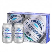 【京东超市】千島湖啤酒 （CHEERDAY ）超爽啤酒 330ml*24听 整箱装