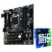GIGABYTE 技嘉 B250M-D3H主板 +Intel酷睿四核 I5-7500 盒装CPU处理器 套装