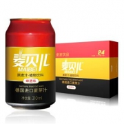 麦贝儿 MAIBEI 啤酒味黑麦汁植物饮料310ml*6罐