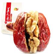 限地区 好价：西域美农 蜜饯果干 和田大红枣夹核桃仁 268g*2件