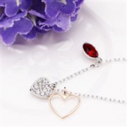 SWAROVSKI 施华洛世奇 心连心红色吊坠项链 5139473