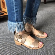 17年夏季新款，Clarks 其乐 女士真皮方跟凉鞋  Prime会员免费直邮