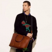 Coach 蔻驰 男士真皮手提单肩包 新低$239.99