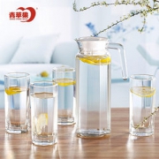 凑单品！青苹果 EH1003-2-ES5004/L5 玻璃杯套装 5件套（4杯1壶） +凑单品    15.95元（2件5折）