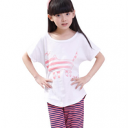 中大童宽松 纯棉家居服   19.8元（39.8-20）