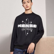 Kenzo 高田贤三 全线男士大眼、虎头等鞋服包3折起，17年新款  男士Nasa卫星logo卫衣 3.9折$158