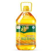 福临门 非转基因压榨纯正玉米油3.5L