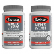 SWISSE   男士复合维生素片 120片*2瓶 有效抗疲劳 增强男士免疫力