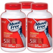 Schiff Movefree氨糖软骨素 美国进口维骨力 170粒