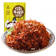 科尔沁 肉脯零食 灯影牛肉丝 五香味 230g*2件