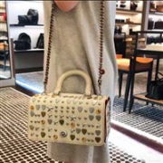 COACH 蔻驰1941系列铬鞣皮革BEATNIK铆钉双层DINKY手袋
