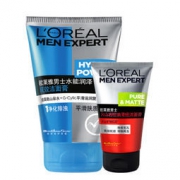 欧莱雅 男士洁面膏（洁面100ml+洁面50ml）*5+毛巾