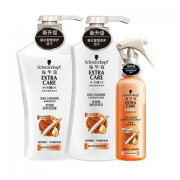 施华蔻（Schwarzkopf）  羊绒脂滋养套装(洗发水600ml+润发乳600ml+营养水150ml）送马克杯