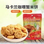 泰国进口，马卡兰 咖喱蟹味米饼40g*3袋