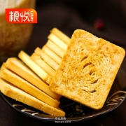 粮悦 独立包装 大吃兄烤馍片450g*3盒