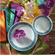 湖蓝色款新低价！Corelle 美国康宁  餐具16件套