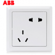 ABB 德逸系列 AE205 五孔插座 10只装    89.2元包邮（双重优惠）
