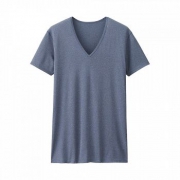 UNIQLO优衣库 AIRism 162850 网眼V领T恤