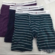Tommy Hilfiger 男士纯棉平角内裤3条