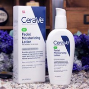 销量第一：CeraVe Moisturizing Facial PM配方夜间保湿修护乳液89ml