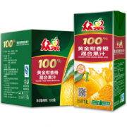 好价可入：众果 黄金柑香橙混合果汁 1L×6盒