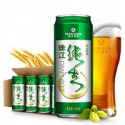 珠江 9°P 纯生啤酒整箱 500ml*12听