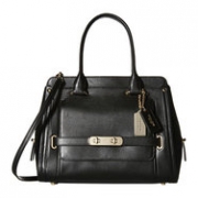 Coach Swagger City Satchel 女士真皮单肩手提包