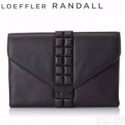 LOEFFLER RANDALL 洛菲勒·兰德尔 女士Lock Clutch真皮手拿斜跨包 2折 $81.08