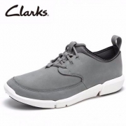 限尺码，17年新款 Clarks 其乐 男士三瓣底真皮休闲运动鞋 2色 Prime会员免费直邮
