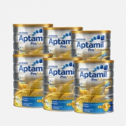 Aptamil爱他美 白金版婴儿牛奶粉3段 900g*6桶