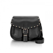 REBECCA MINKOFF BIKER SADDLE 女士真皮铆钉马鞍包