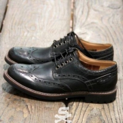 Clarks 其乐  Montacute Wing男士烤花系带休闲鞋 Prime会员免费直邮含税