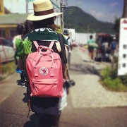 北极狐（fjallraven） Kanken Classic 经典双肩包 16L 桃粉色 复古时尚 包邮包税
