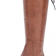 反季好价！Steve Madden Laceupw Western 女士真皮高筒靴
