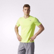 2017新款，adidas 阿迪达斯 Response 男士速干短袖T恤 2色 凑单免费直邮