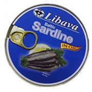 Libava 利巴瓦 油浸波罗的海沙丁鱼罐头160g(拉脱维亚进口)