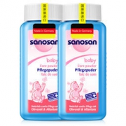 sanosan 哈罗闪 儿童爽身粉100g 两支装*3件