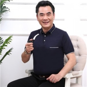 堡狮洛 中年男士短袖 polo衫