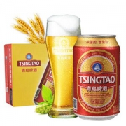TSINGTAO 青岛啤酒 红金 9度 330ml*24听
