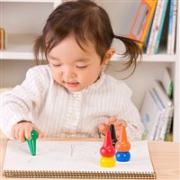BABY COLOR文鸟幼儿专用牌塔式蜡笔12色装
