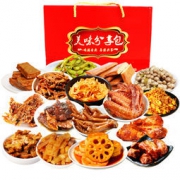 辣味零食大礼包 1000g礼盒组合装整箱