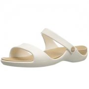 crocs 卡骆驰 Cleovsandalw 女士简约平底凉鞋 *3双