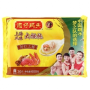 限上海：湾仔码头 上海大馄饨 虾仁三鲜口味 600g （30只）