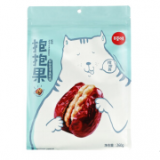 白菜价！限地区：百草味 和田红枣夹核桃仁 抱抱果260g/袋*2袋