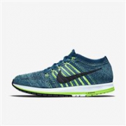 Nike 耐克 Zoom Flyknit Streak 6 男士气垫跑鞋 蓝绿色